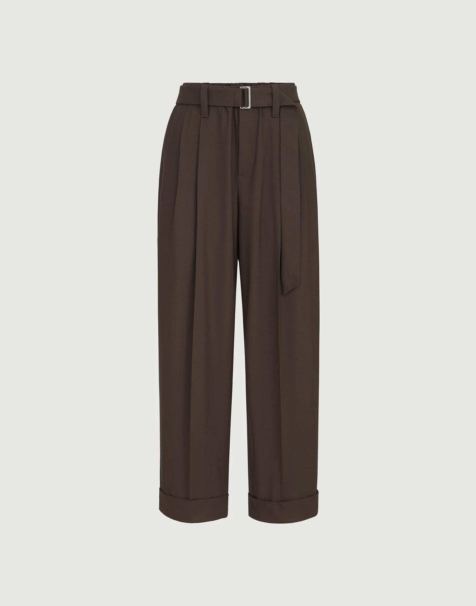 Tropical luxury wool baggy sartorial trousers - 1