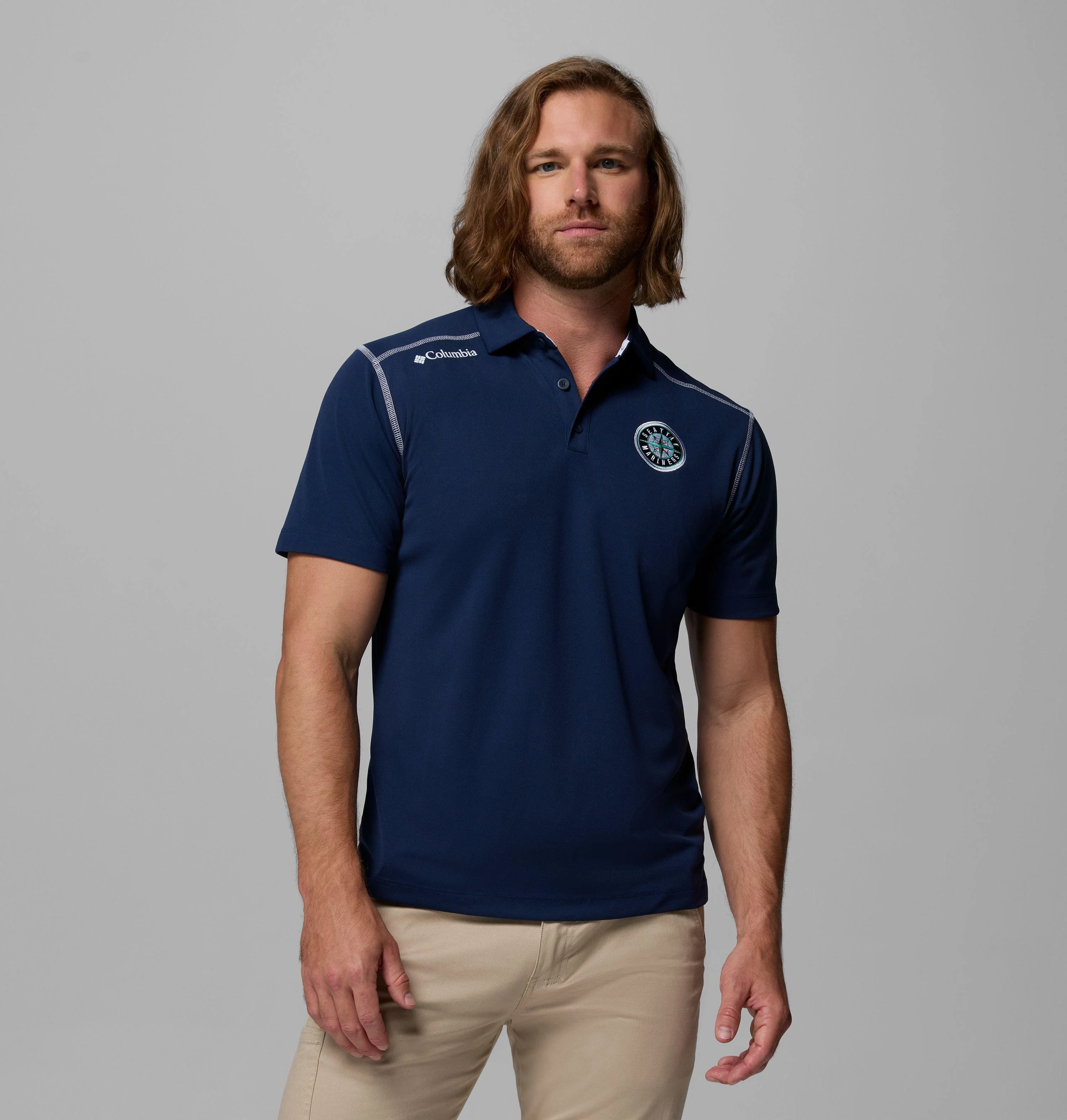 Men's Shotgun Polo - Seattle Mariners - 1