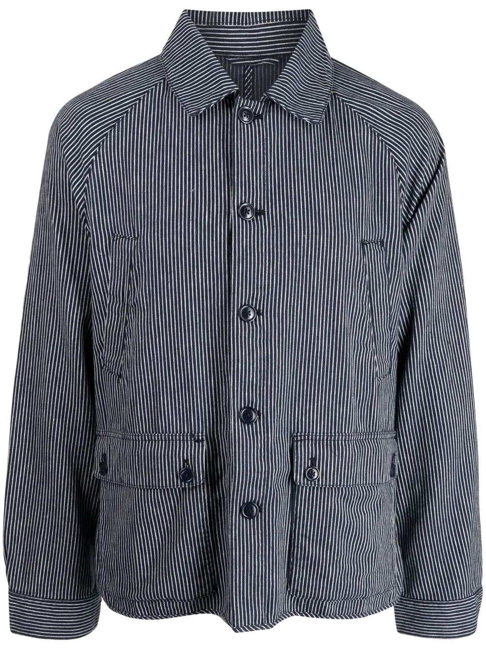 Hickory striped casual shirt - 1