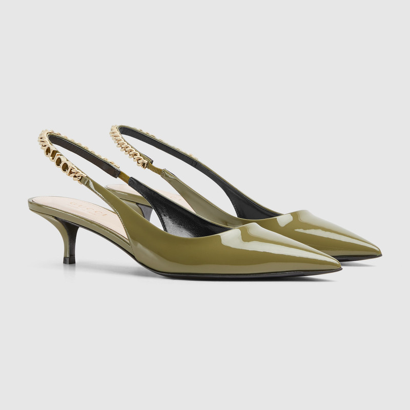 GUCCI Gucci Signoria slingback pump outlook
