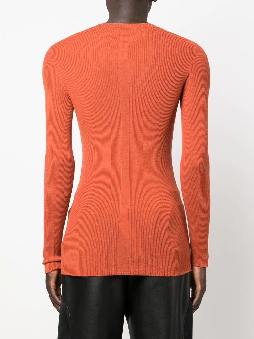 Ribbed round-neck jumper - 4