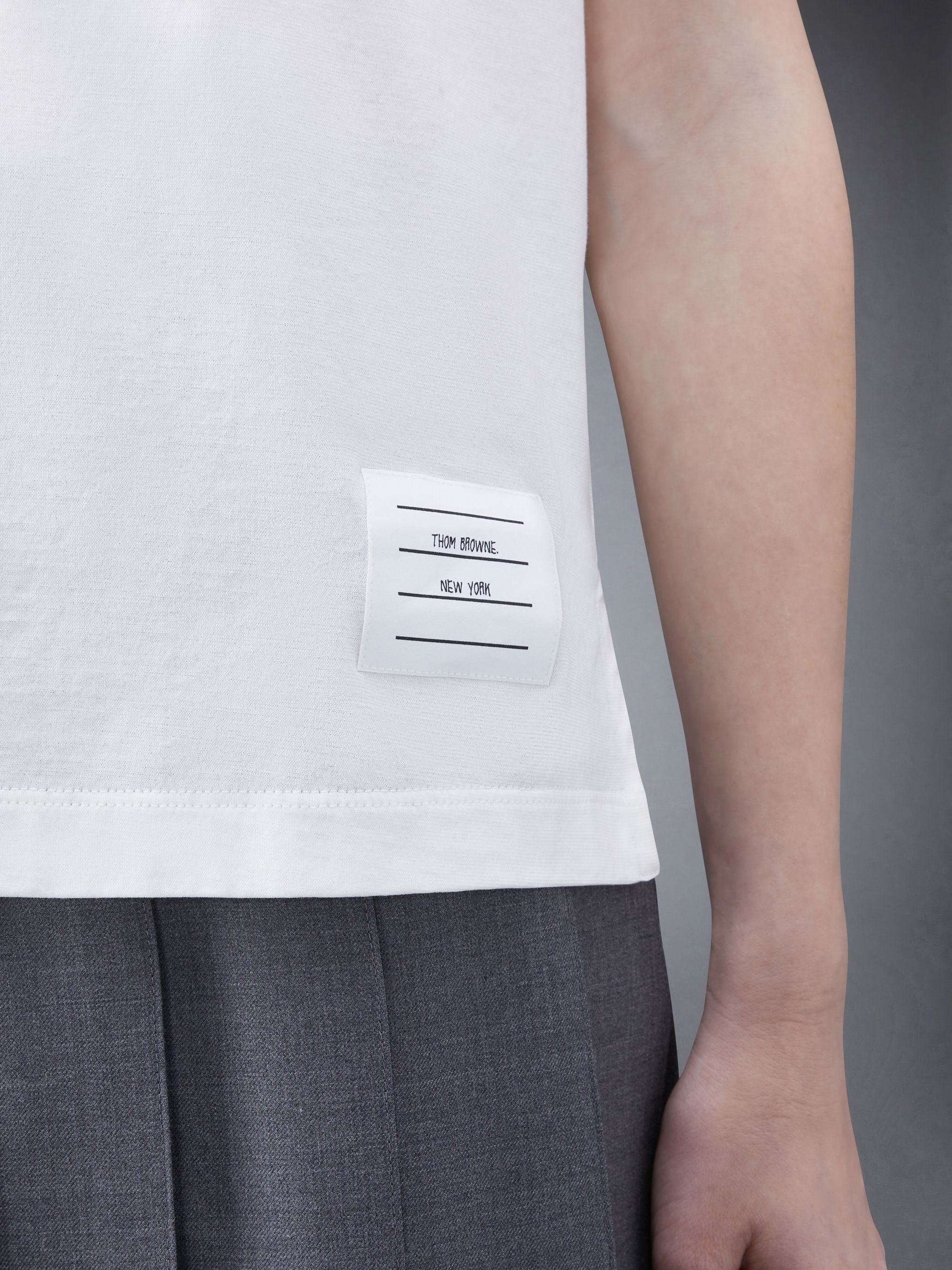 Cotton Crepe Jersey Pocket Tee - 5