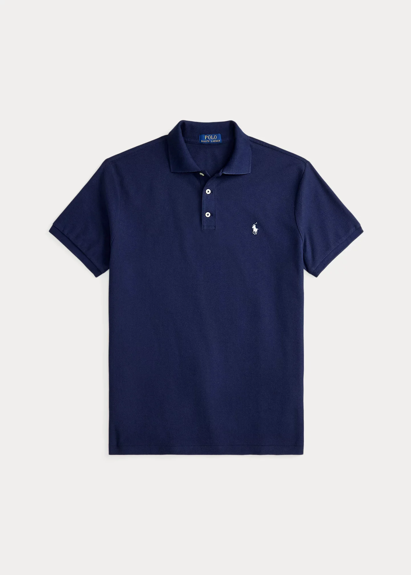 Custom Slim Fit Honeycomb-Mesh Polo - 1