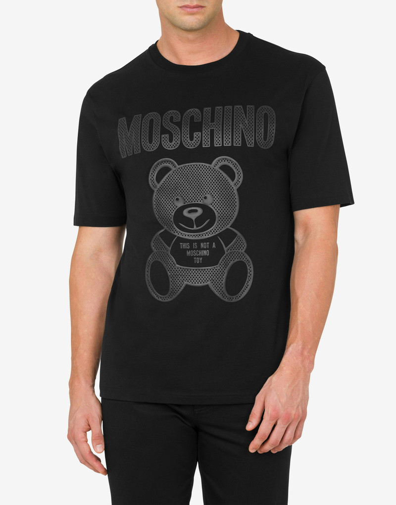 Moschino TEDDY MESH JERSEY T-SHIRT outlook