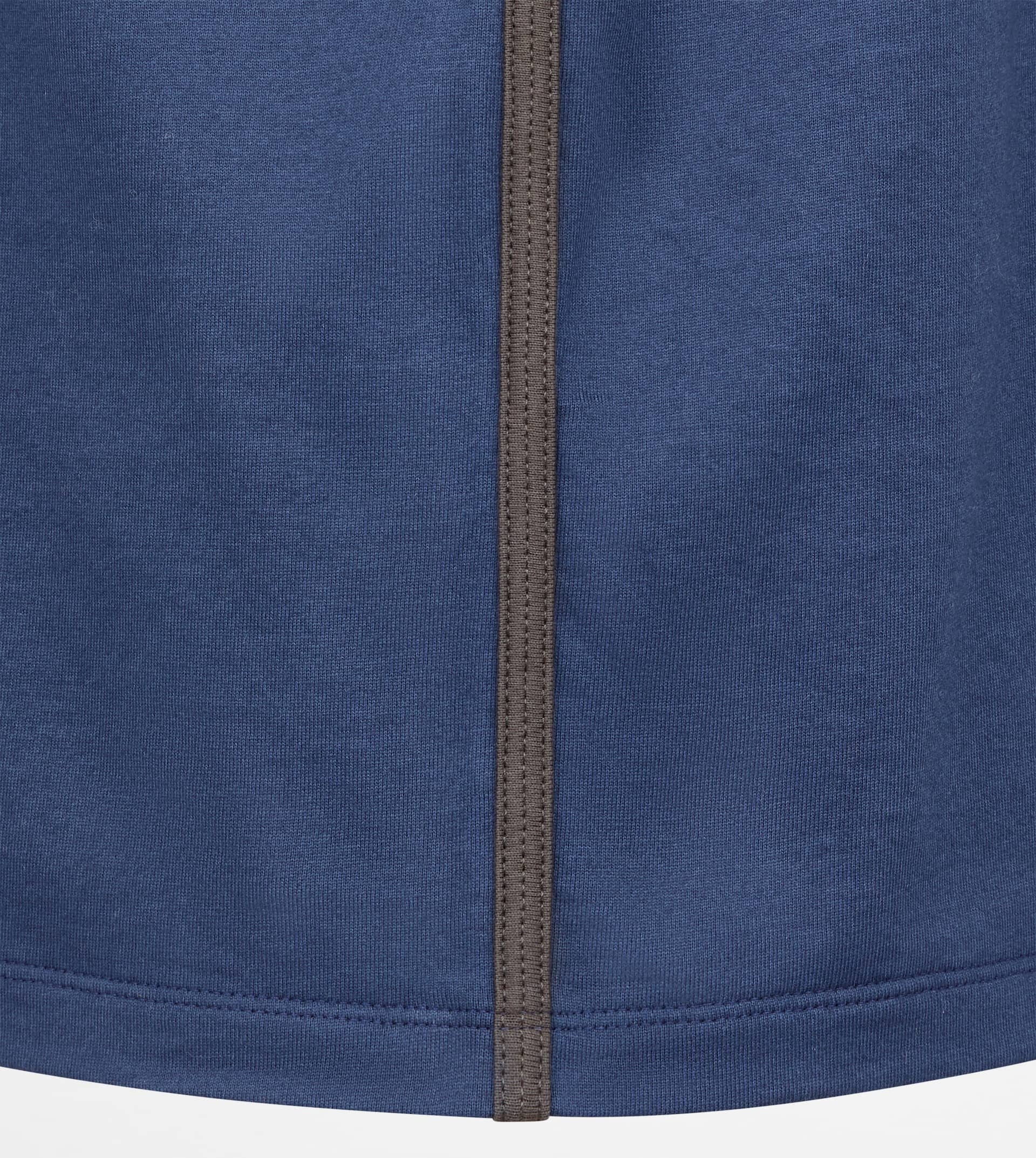 T-SHIRT IN JERSEY - BLUE - 4
