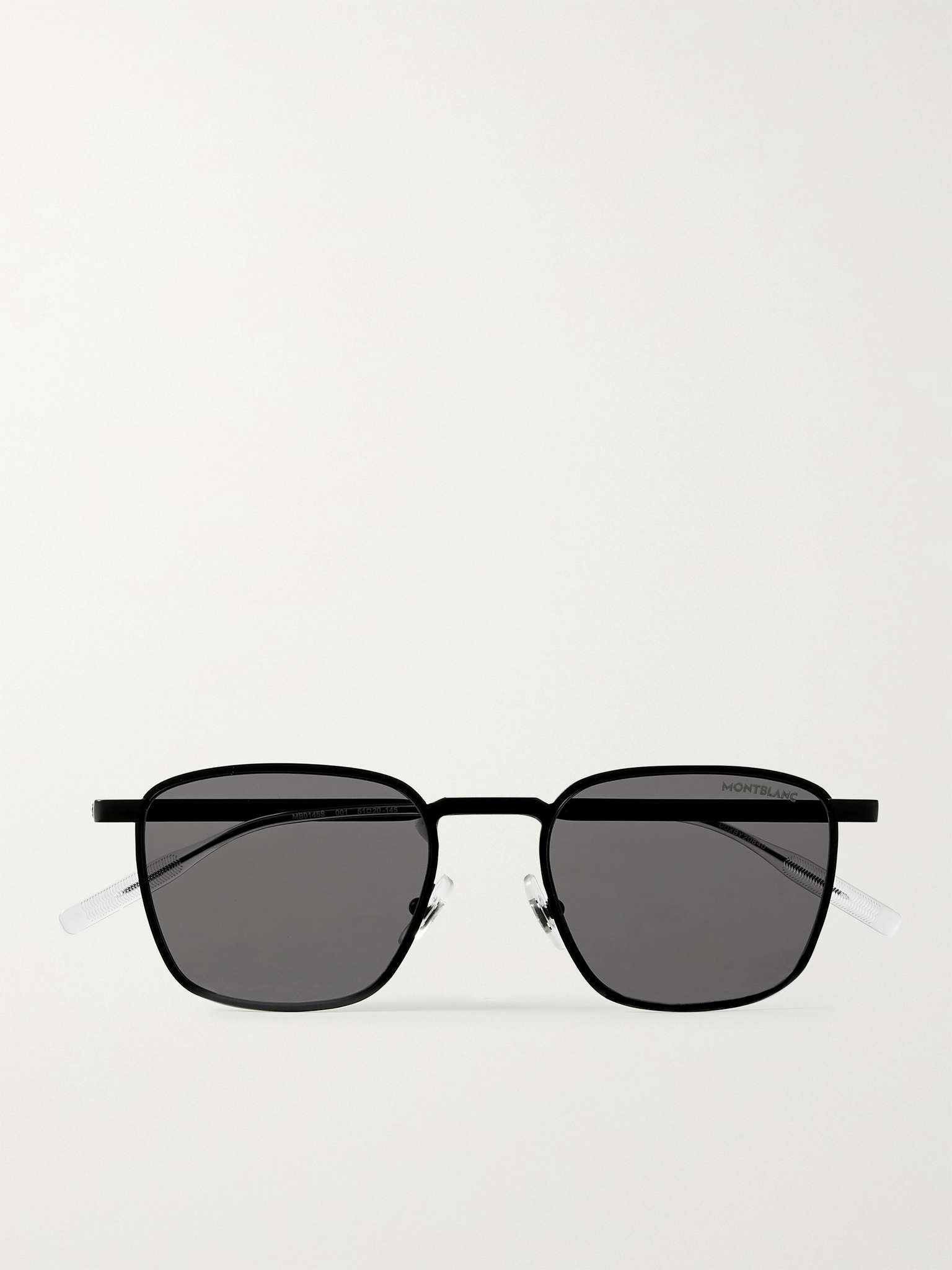 Square-Frame Metal Sunglasses - 1