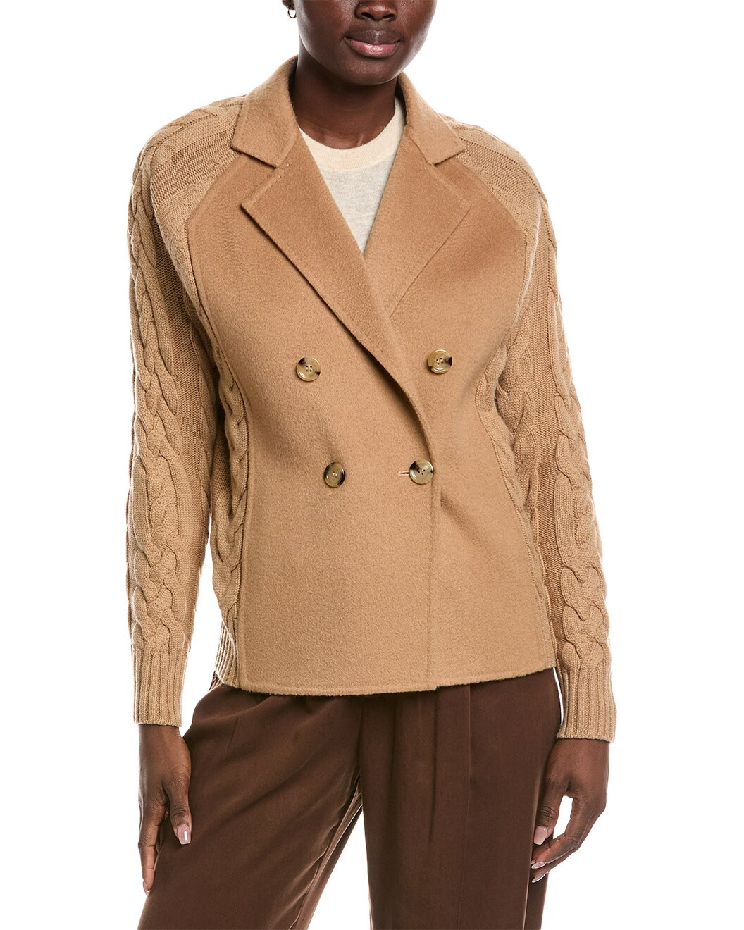 Max Mara Micio Wool & Cashmere-Blend Jacket - 1