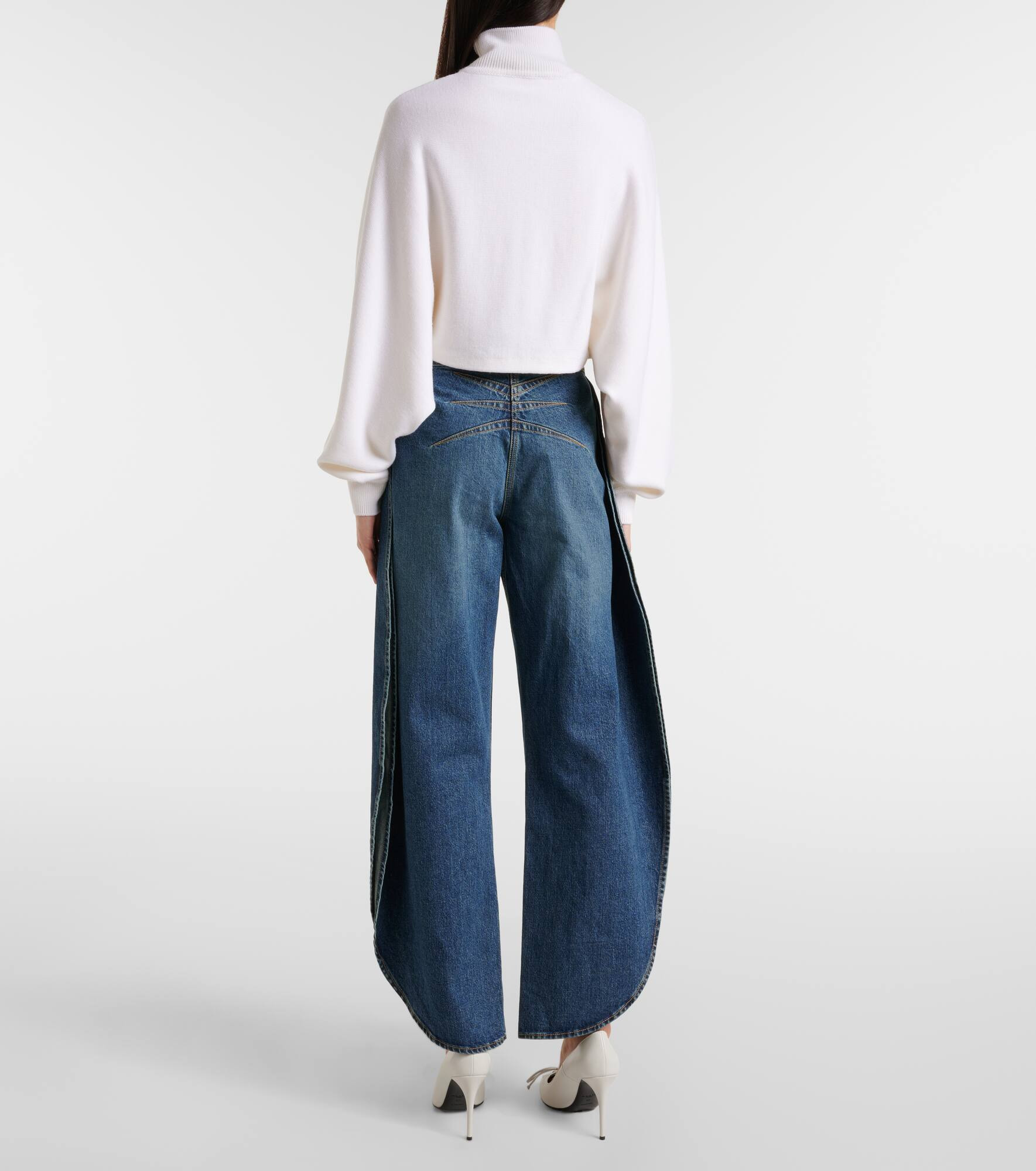 Wool turtleneck sweater - 3