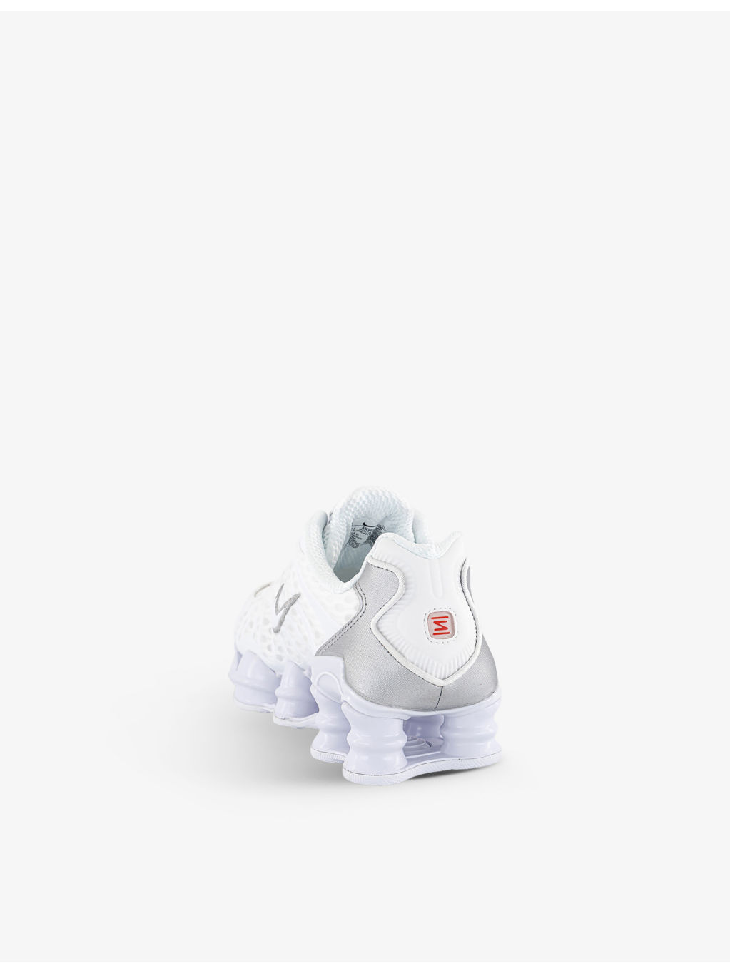 Shox TL leather, mesh and shell low-top trainers - 4