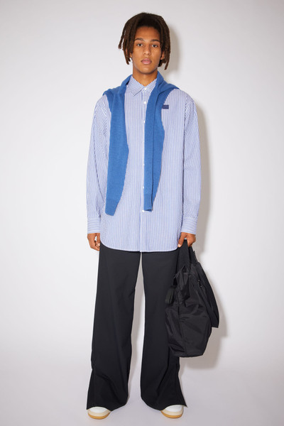 Acne Studios Striped shirt - White/blue outlook