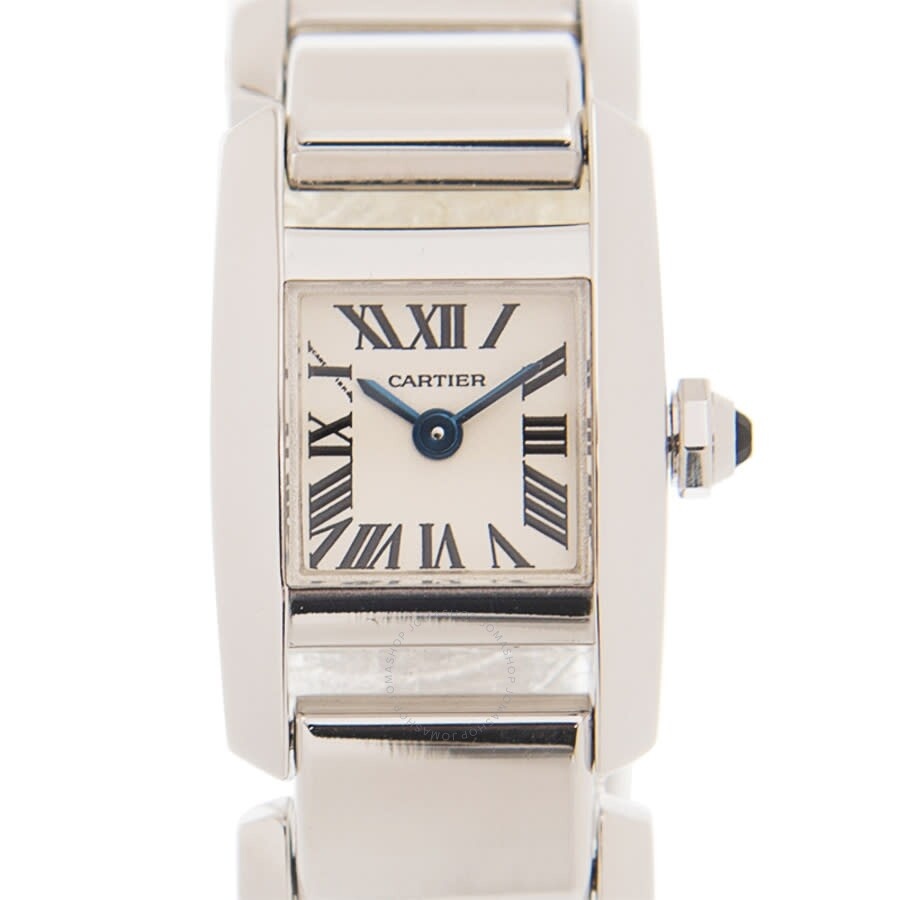 Cartier Tankissime 18kt White Gold Mini Ladies Watch W650029H - 2