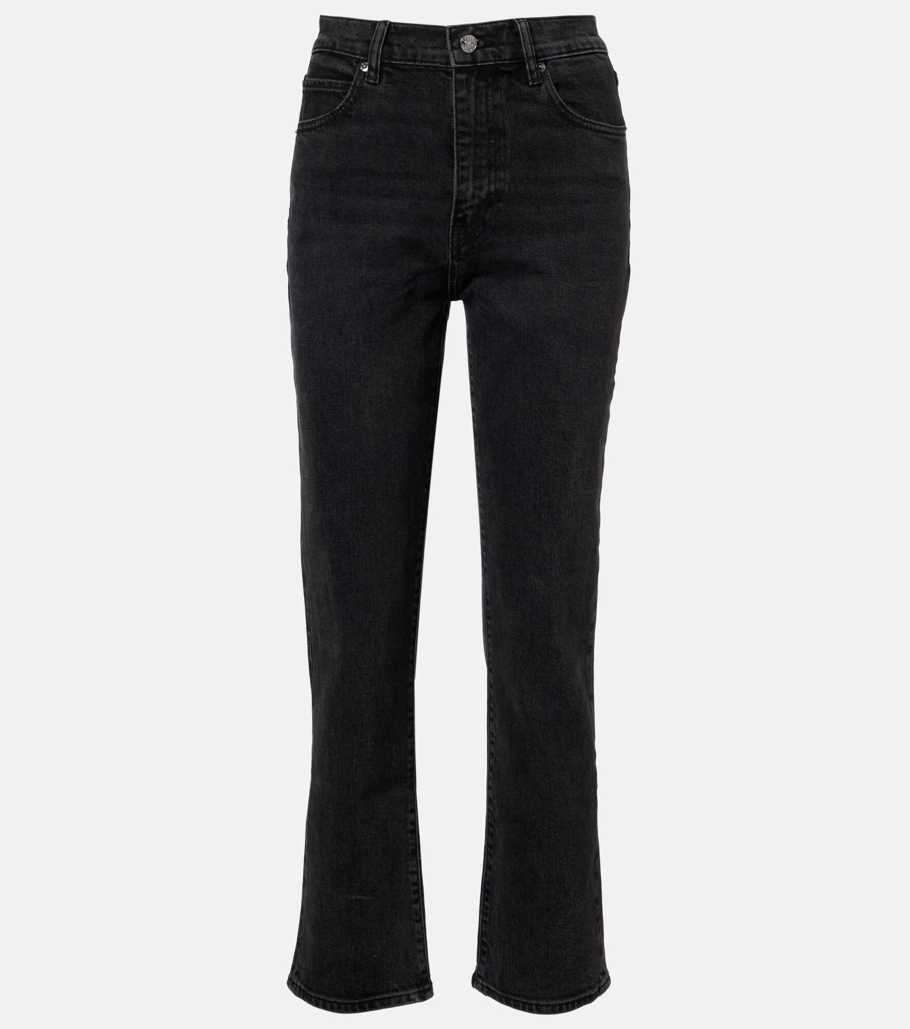 Ruler cropped straight jeans - 1