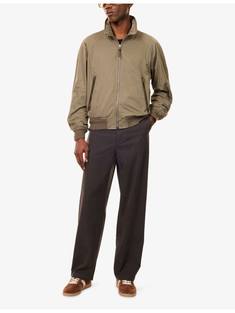 TOM FORD Regular-Fit High-Neck Woven Jacket outlook