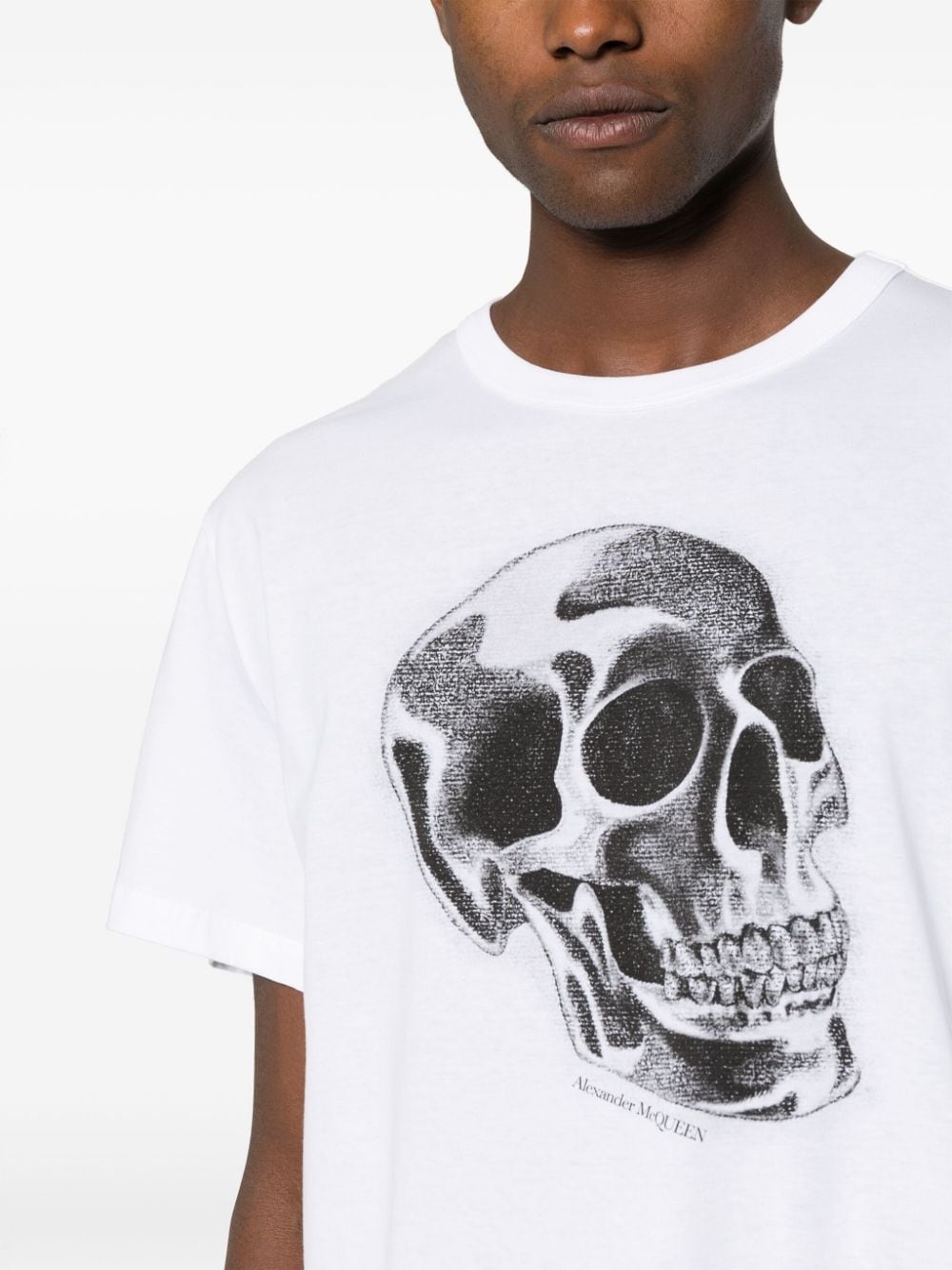 skull-print T-shirt - 5