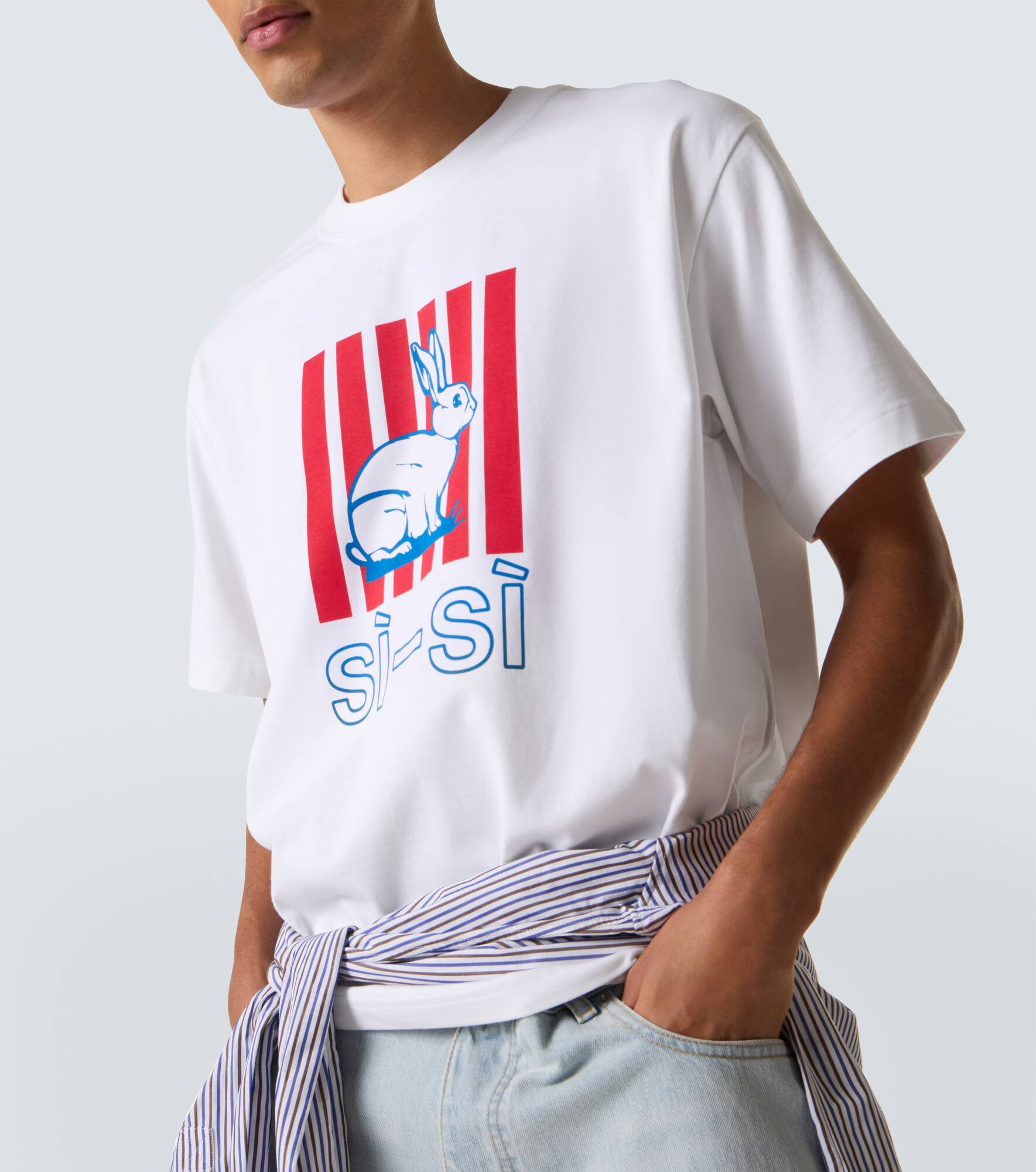 Printed cotton jersey T-shirt - 5