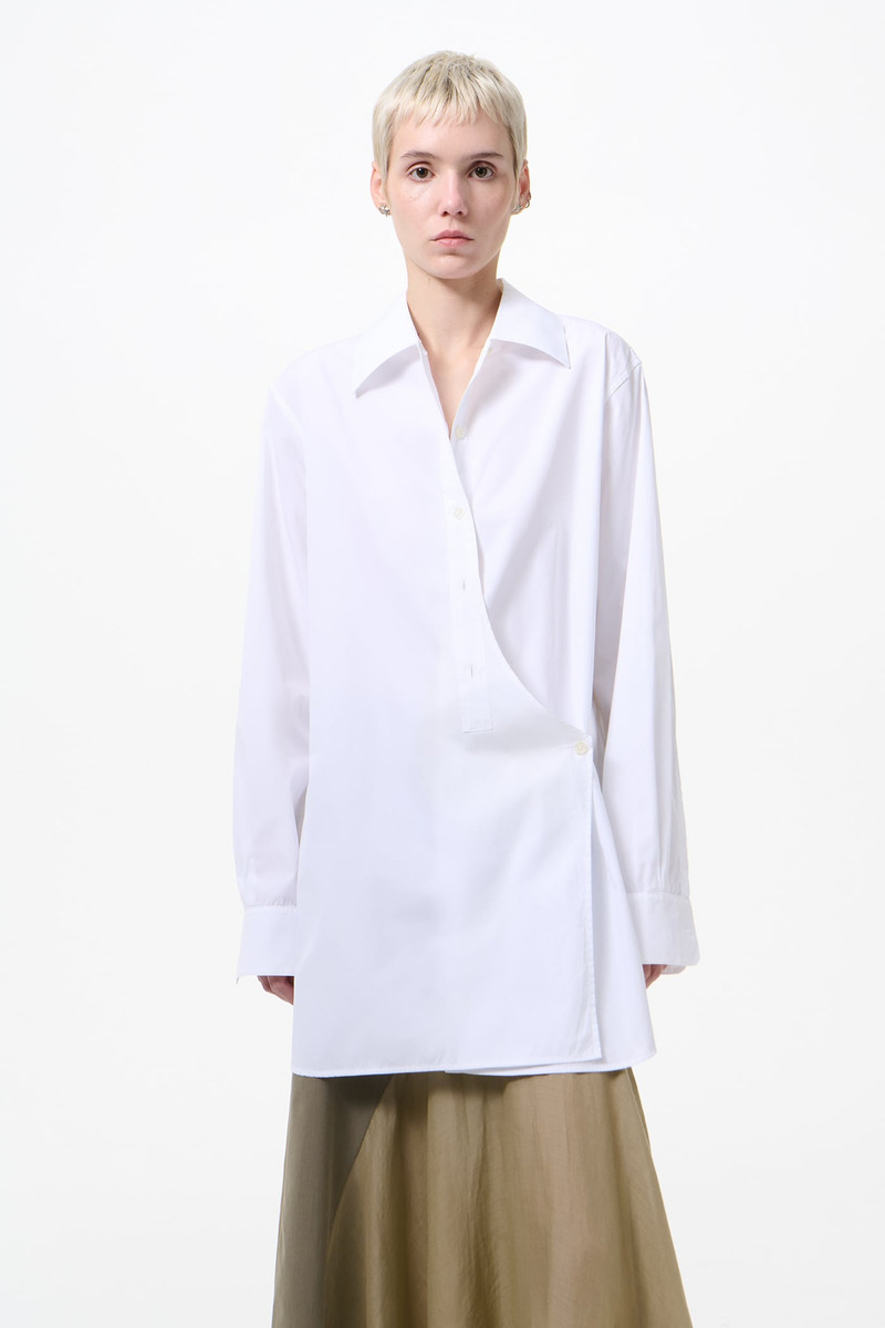 Wave Shirt Fine White Super Poplin 5
