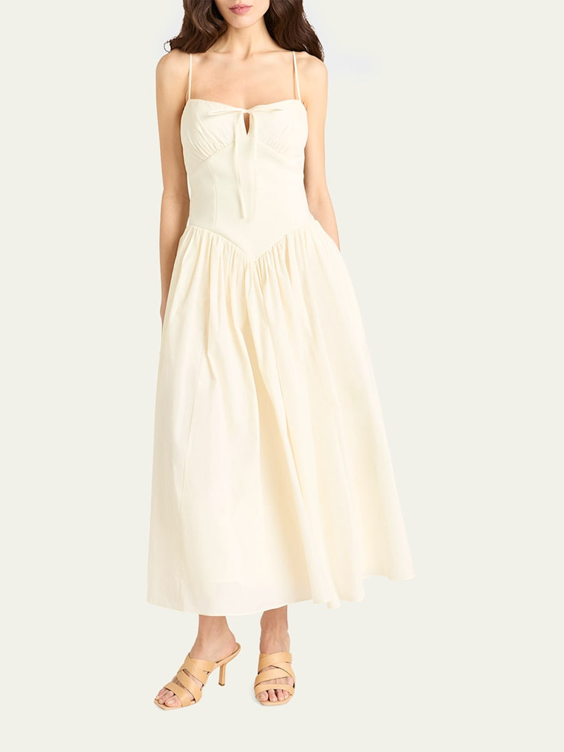 Cinq à Sept Anela Sleeveless Corset Midi Dress outlook