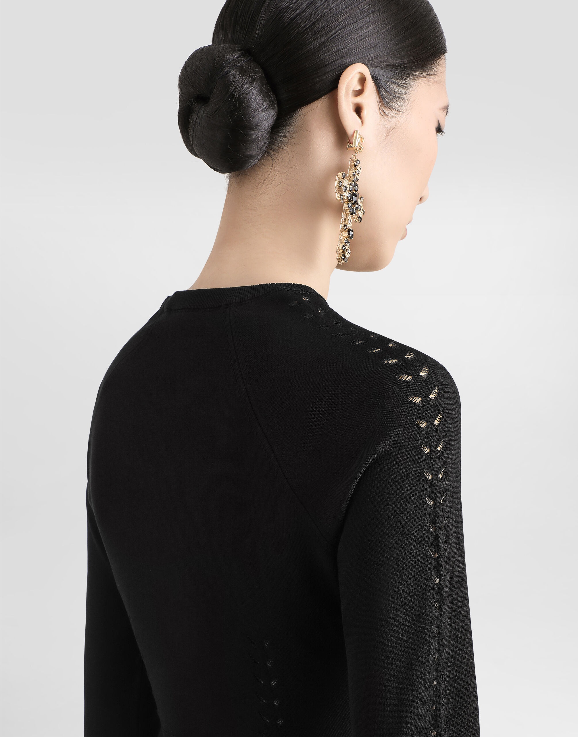 Cropped viscose sweater - 5