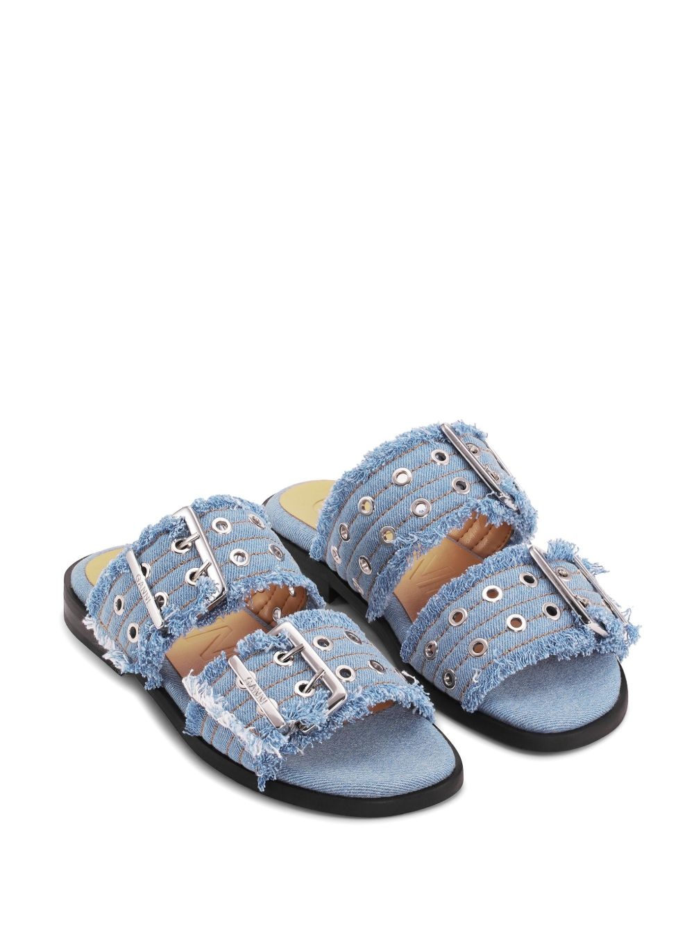 Feminine denim sandals - 2