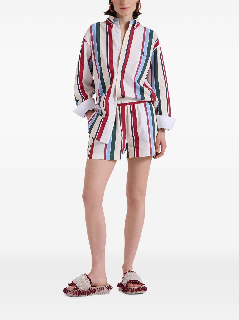 striped shorts - 2