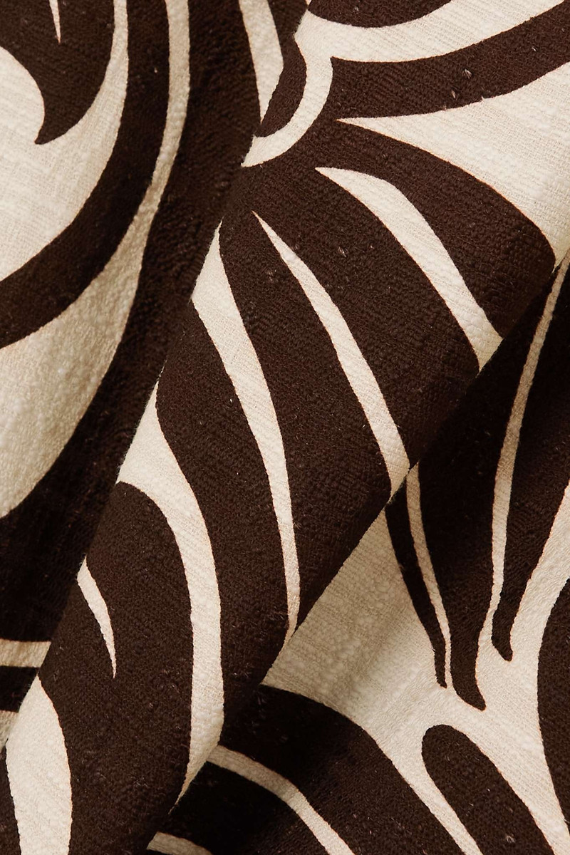 The Kaftan printed cotton-blend mini dress 4