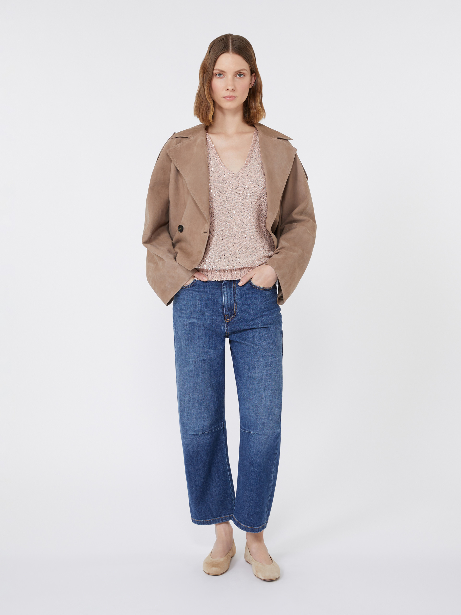 ACAICI Sequinned knitted top - 2