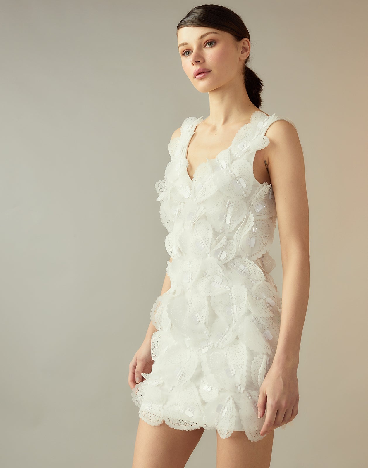 Elle Embellished Heart Dress - 4