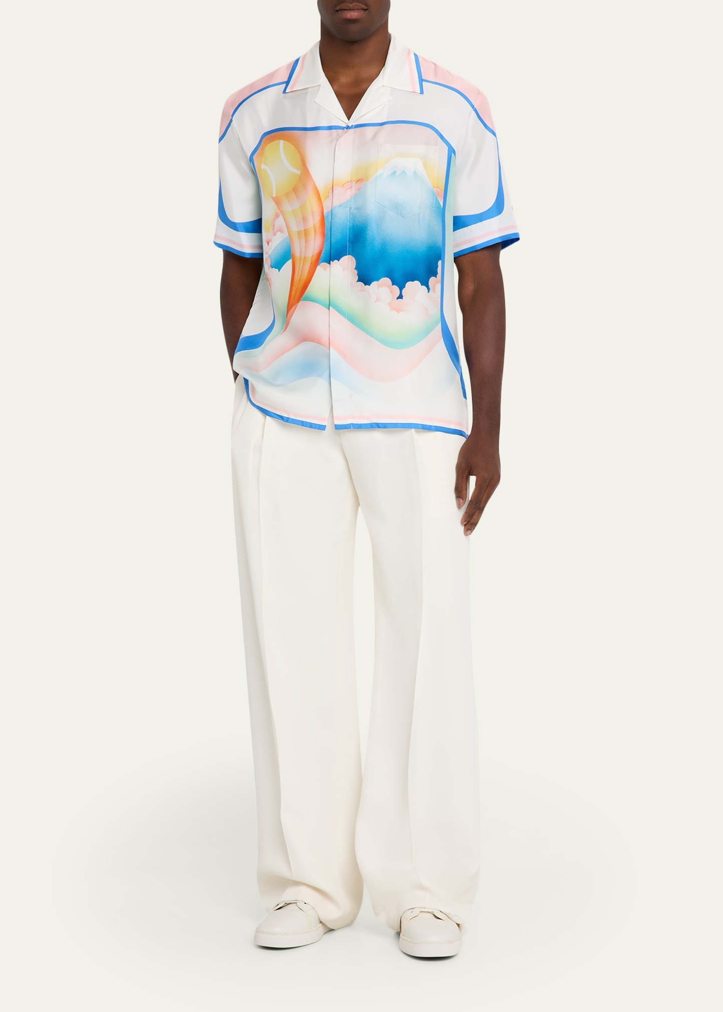 Men's Fuji Dream Silk Short-Sleeve Shirt - 2