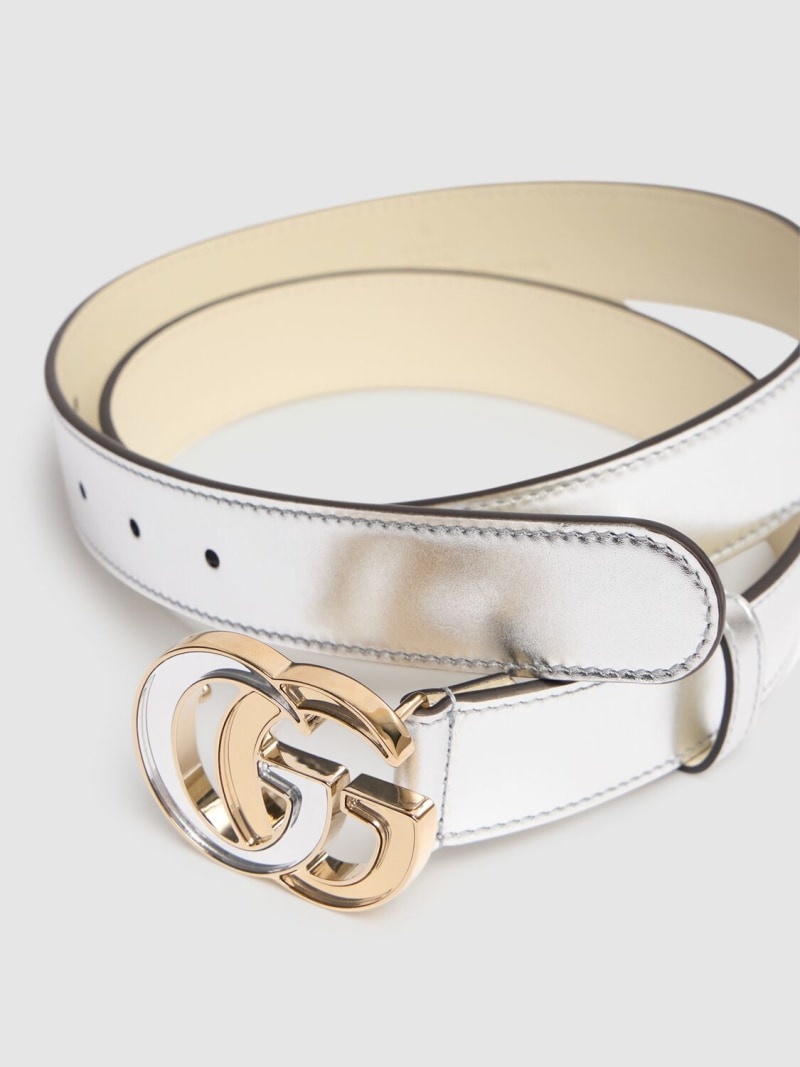 30mm GG Marmont leather belt - 2