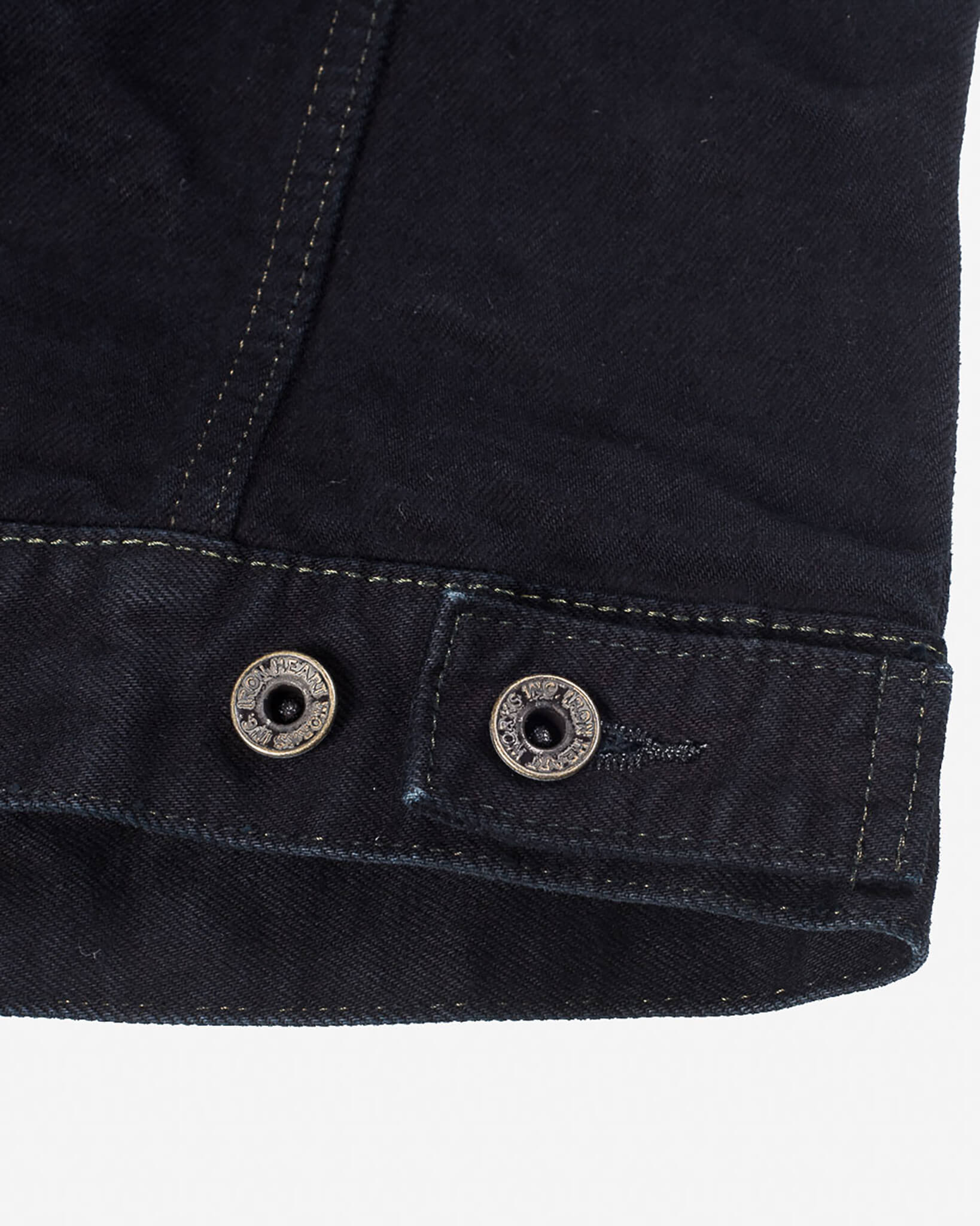 IH-526J-142OD 14oz Selvedge Denim Modified Type III Jacket - Indigo Overdyed Black - 14