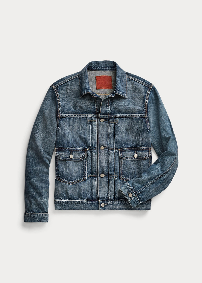 Overdale Indigo 데님 트럭 자켓 - 1