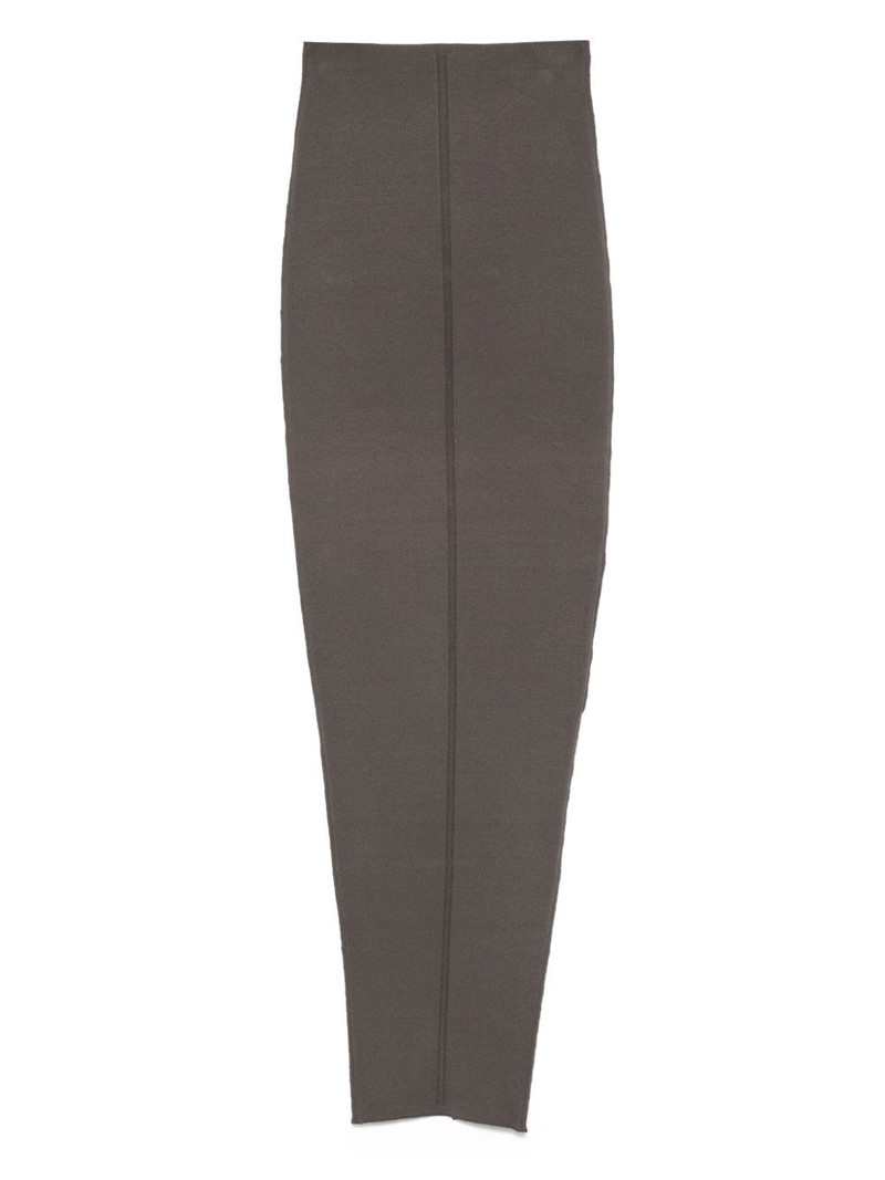 Pillar centre-seam knit skirt 1