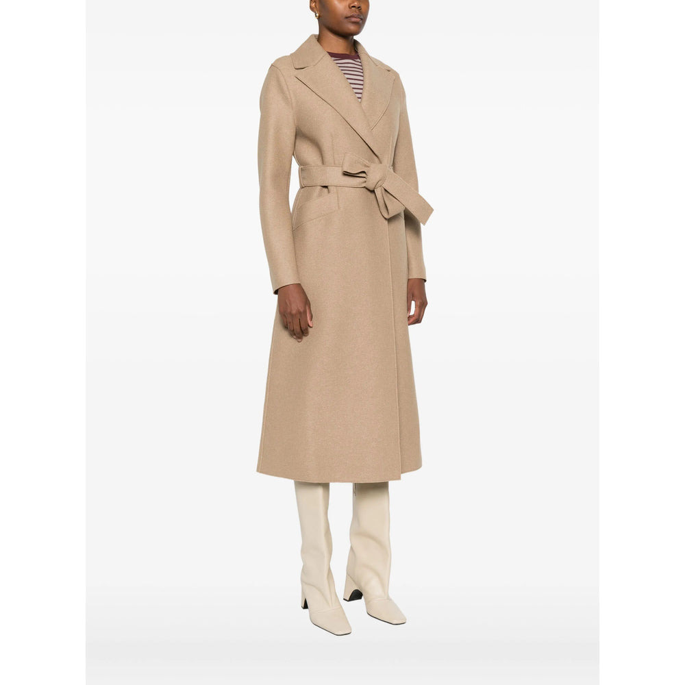 Harris Wharf London Neutrals Coats - Trench & Raincoats Women - 2