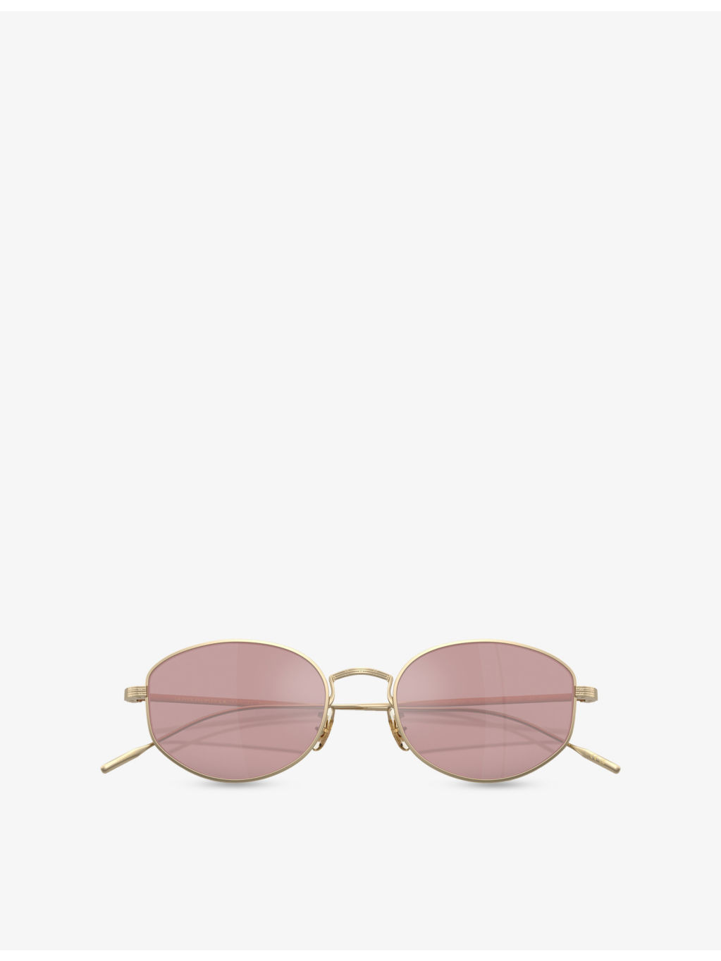 OV1347ST Sirry Oval-Frame Titanium Sunglasses - 5