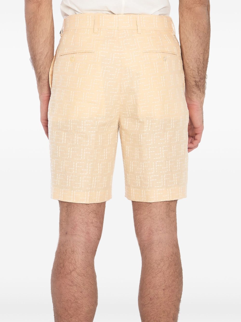 FF-jacquard bermuda shorts - 4