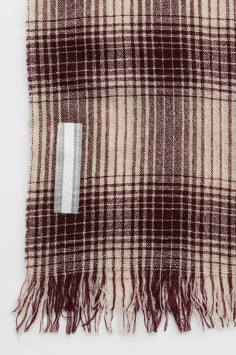 Our Legacy Cottage Scarf Resolution Check Wool outlook