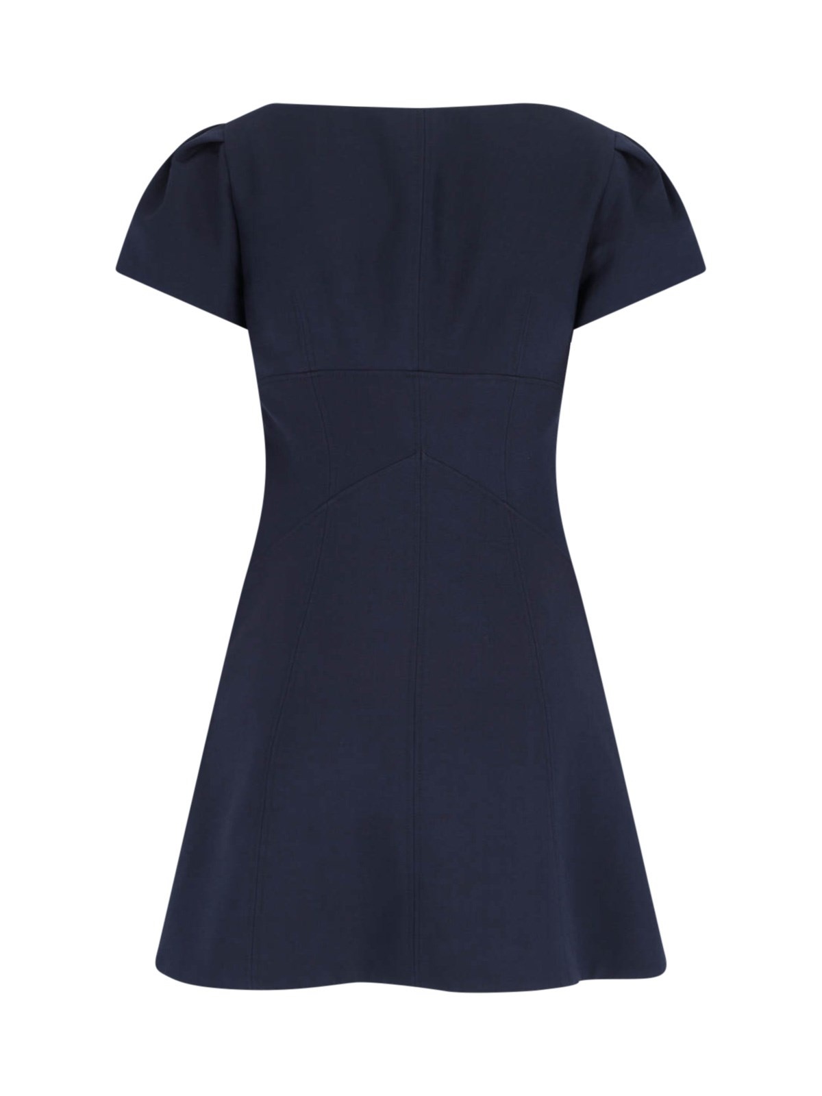 WOOL AND SILK MINI DRESS - 2