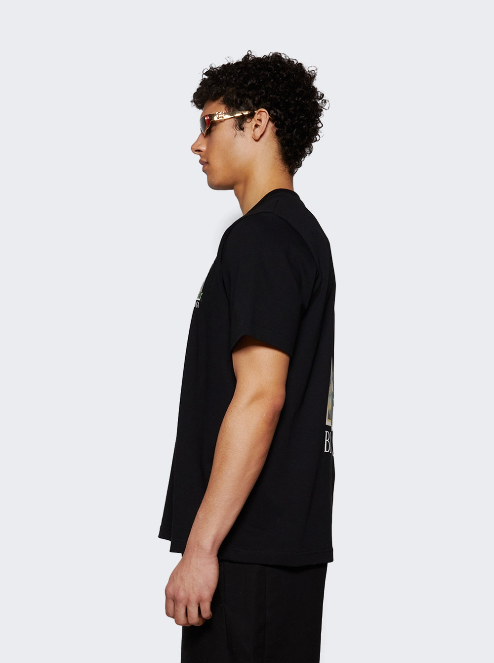 La Night Printed Tee Black - 3
