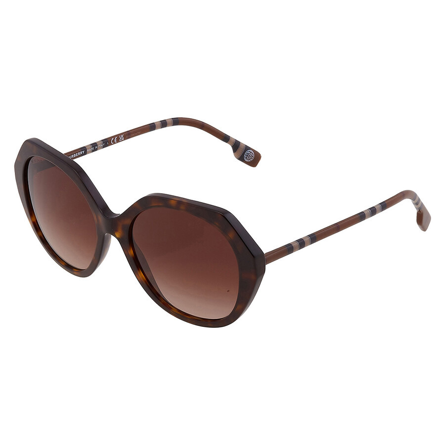 Burberry Vanessa Brown Gradient Geometric Ladies Sunglasses BE4375 401713 55 - 4