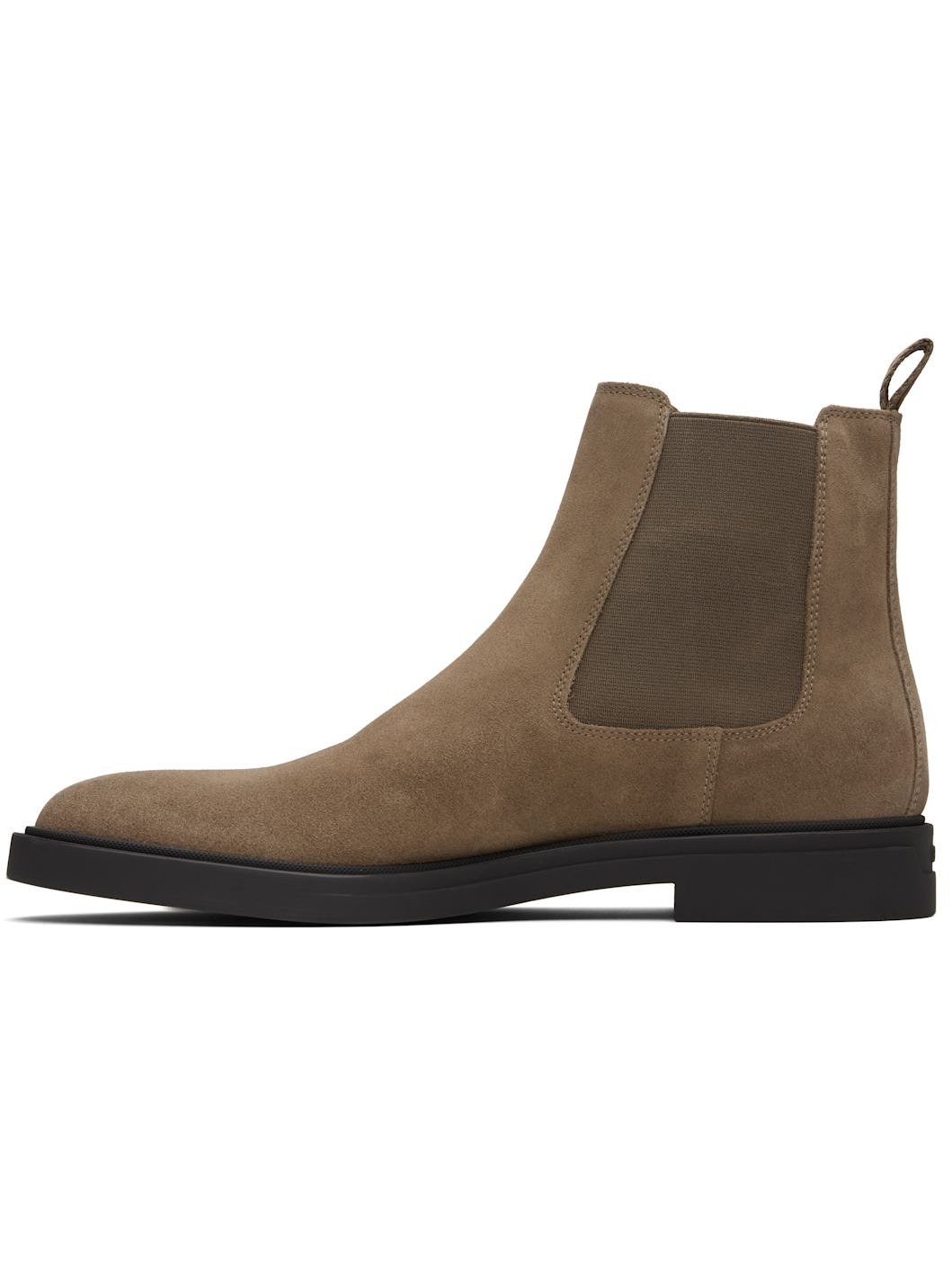 Brown Suede Chelsea Boots - 3