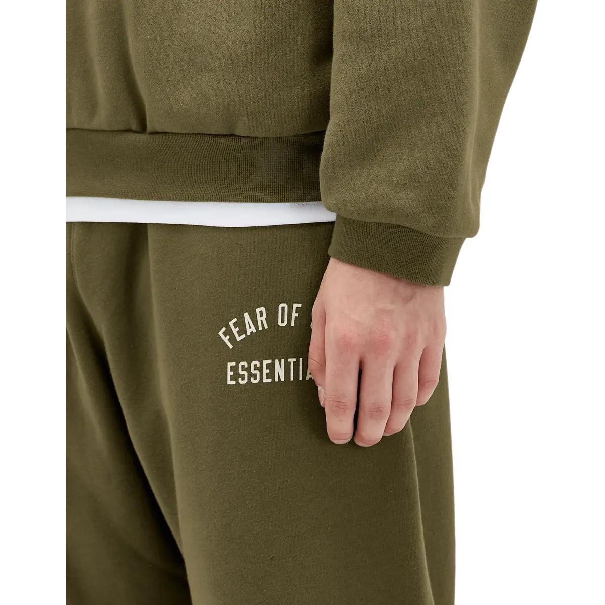 Fear of God Essentials Fleece Sweatpant 'Military' 130BT242025F - 5