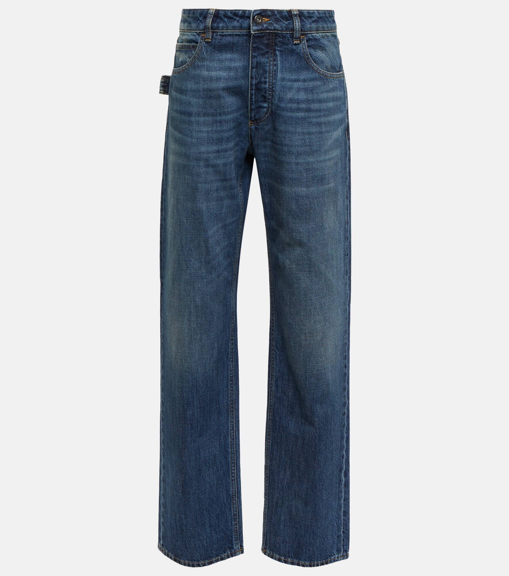 High-rise straight jeans - 1