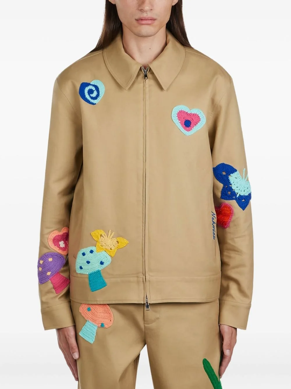 patchwork jacket - 1