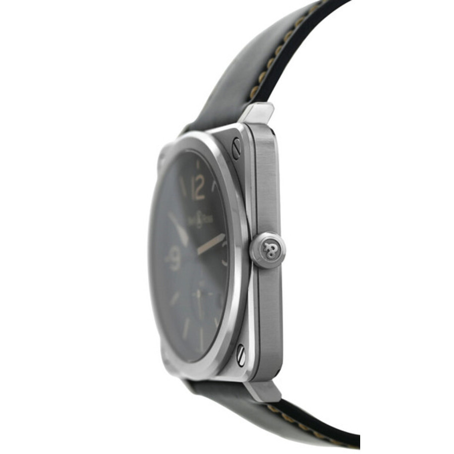 Bell And Ross - Pre-owned Bell and Ross Heritage Quartz Black Dial Men's Watch BRS-64-S BRS-HERI-ST/SCA - 2