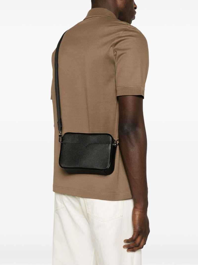 Valextra mini V-line Reporter messenger bag outlook