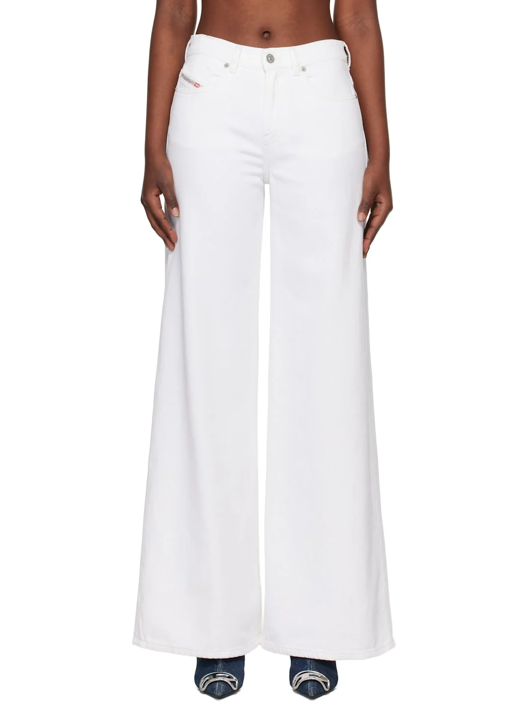 White 1978 D-Akemi Flare Jeans - 1