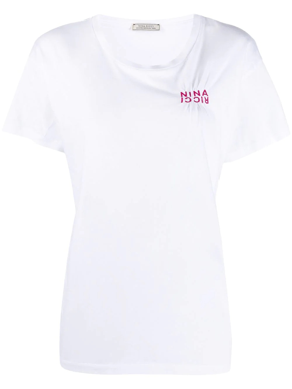 logo print t-shirt - 1