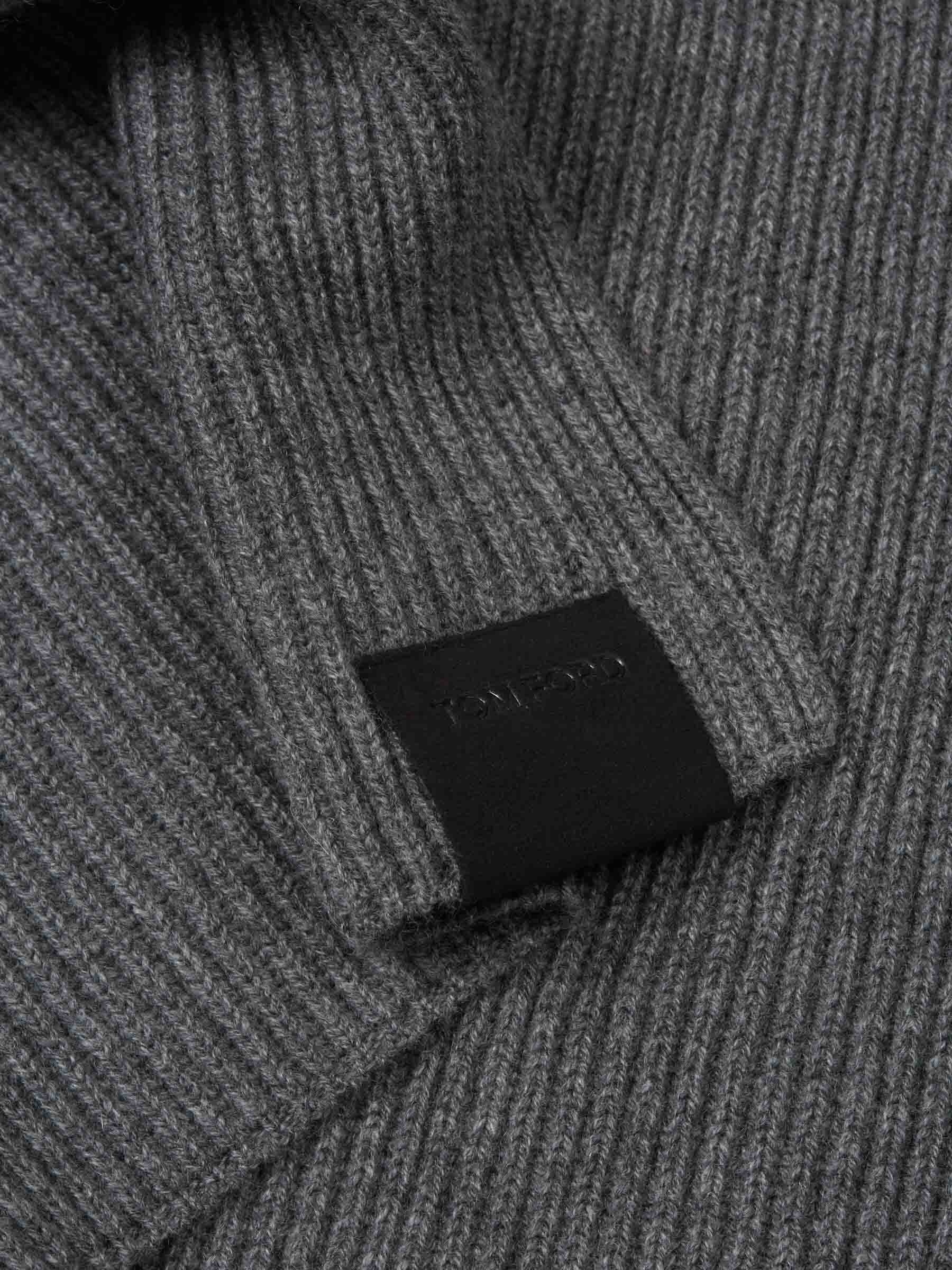 CASHMERE KNIT SCARF - 3