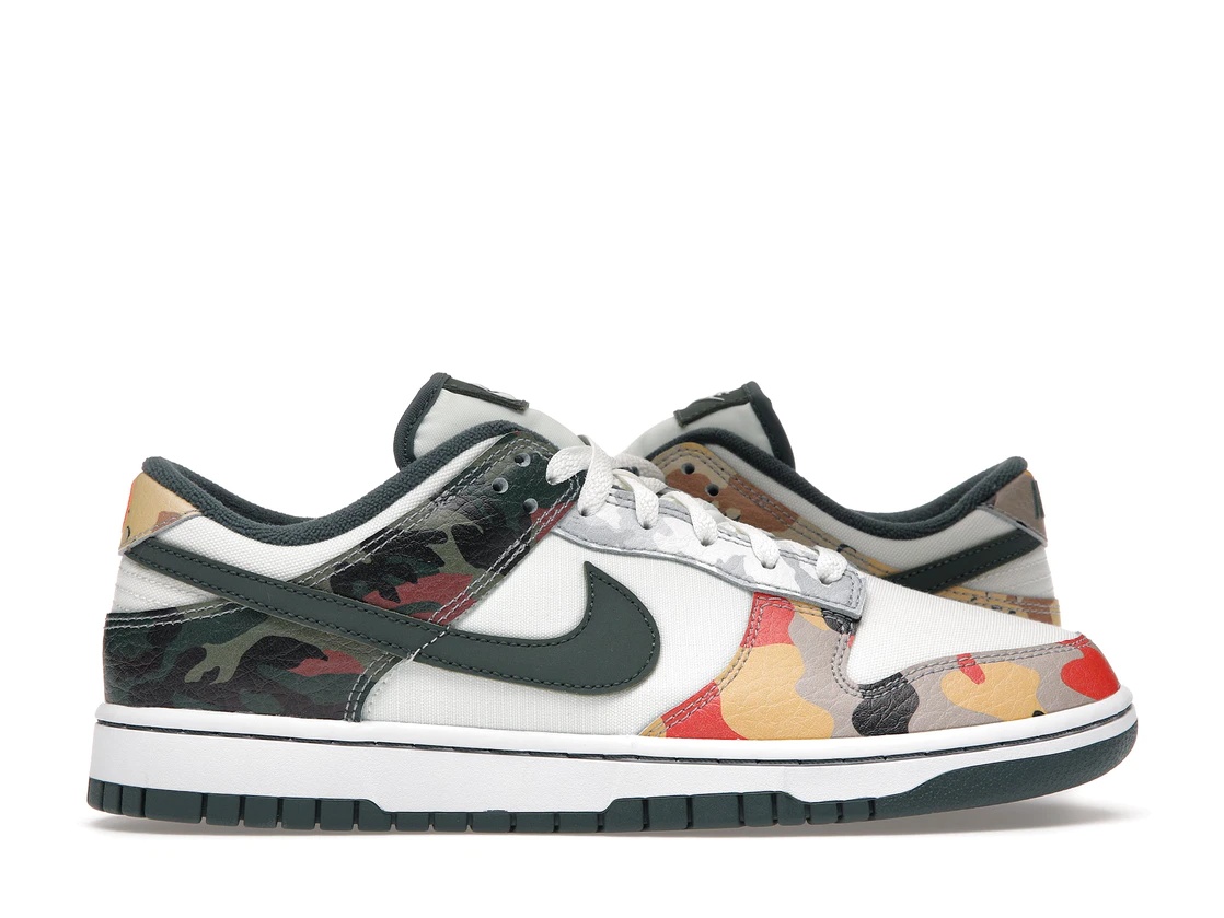 Nike Dunk Low SE Sail Multi-Camo - 1