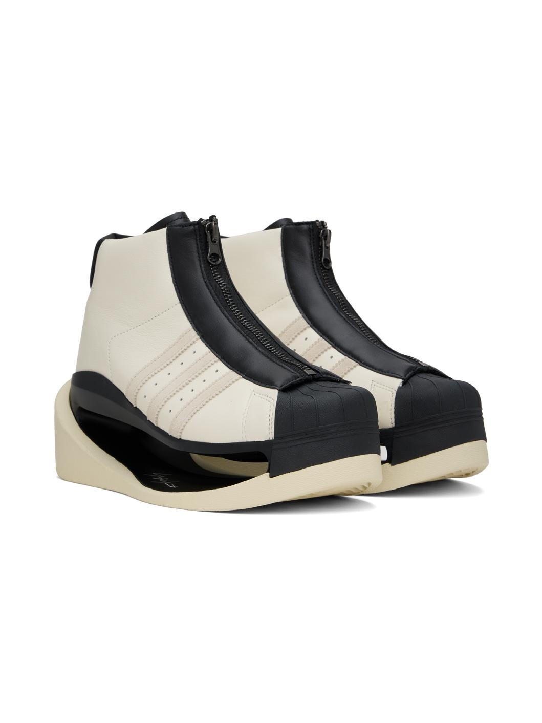 Off-White & Black Gendo Pro Model Sneakers - 4